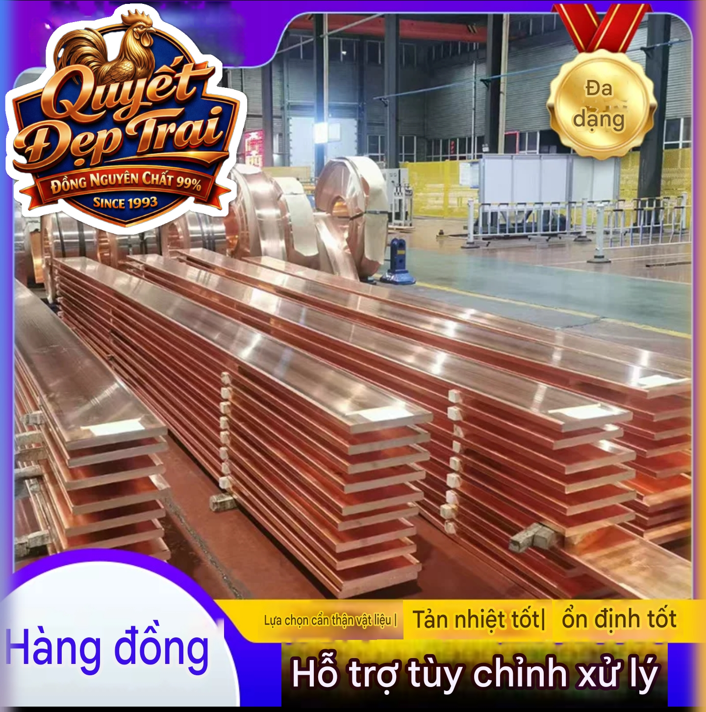 Đồng Đỏ Thanh Cái,Nguyên Chất 99,9% - Ảnh 3