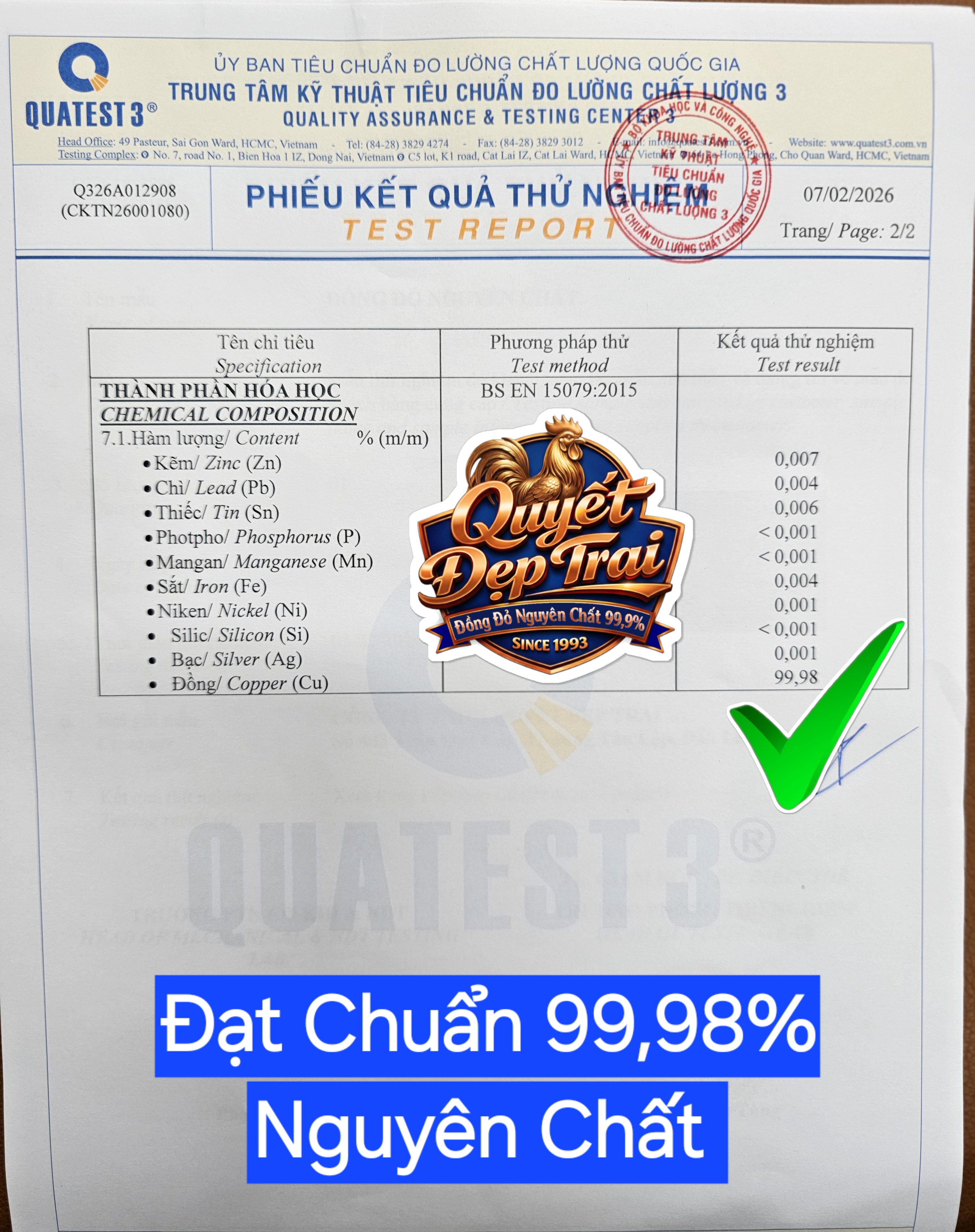 Đồng Đỏ Thanh Cái,Nguyên Chất 99,9% - Ảnh 19